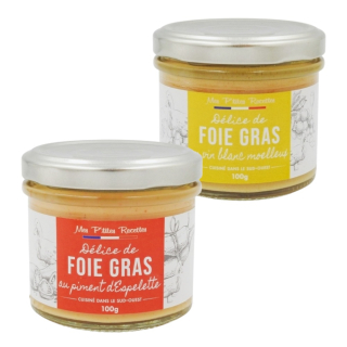 Výpredaj zásob 2x Kačacie pečienky Foie Gras, Francúzsko, 2x100g